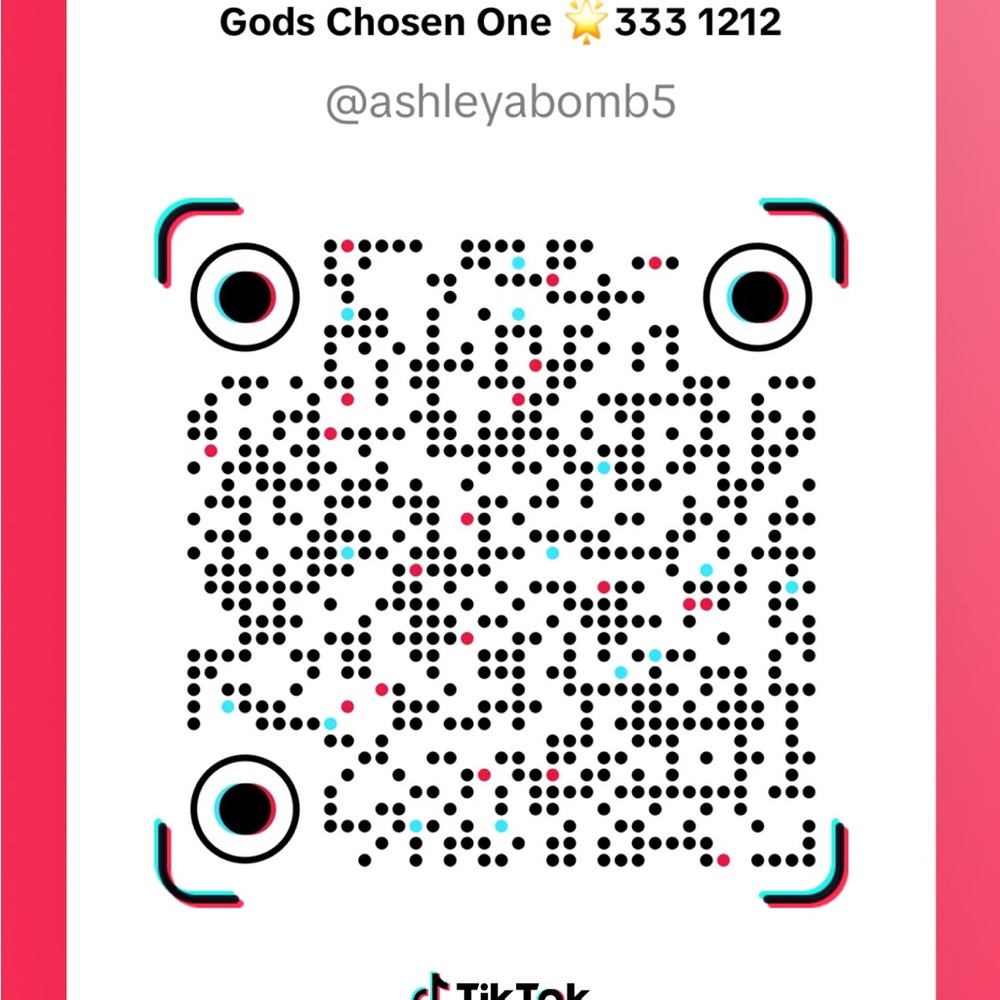 TikTok QR Code Poster